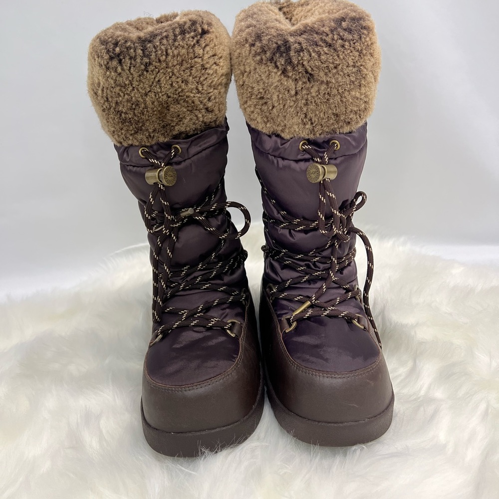 Ugg Dark Brown Cottrell Stout Mid Calf Snow, Boot Women US 9